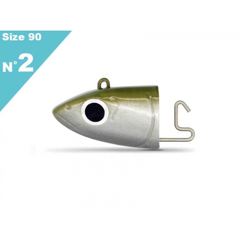 Fiiish Black Minnow Off Shore Jig Head 10g - Khaki