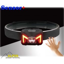  108b	 108b1108b2front 108b 607109096108b	 Φακος κεφαλης με μπαταριες 220Lm Sensor+ SMD Red + Ενταση Μπαταρίας 