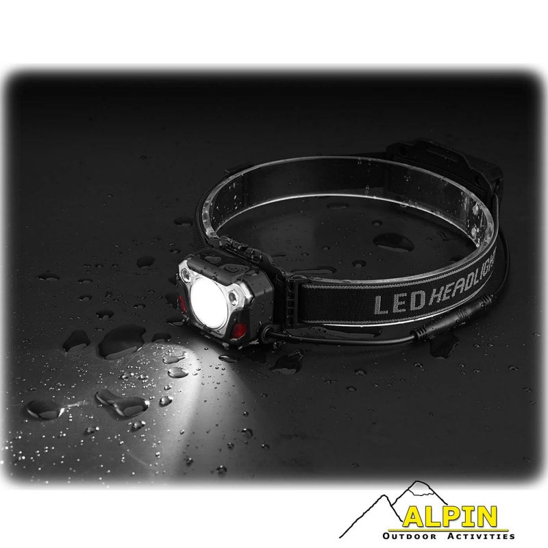 Alpin Επαναφορτιζόμενος Φακός Κεφαλής LED Αδιάβροχος IPX6 με Μέγιστη Φωτεινότητα 1500lmAlpin Επαναφορτιζόμενος Φακός Κεφαλής L