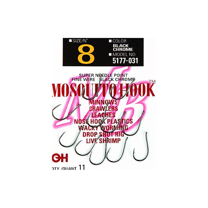 OWNER 5177 MOSQUITO HOOK (No 1/0-1-2-3-4-5-6-8-9-10)