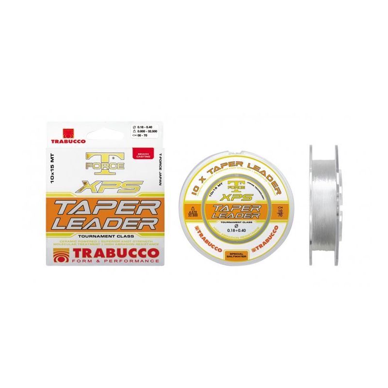 TRABUCCO T-FORCE XPS TAPER LEADER 10x15m TRABUCCO T-FORCE XPS TAPER LEADER 10x15m
